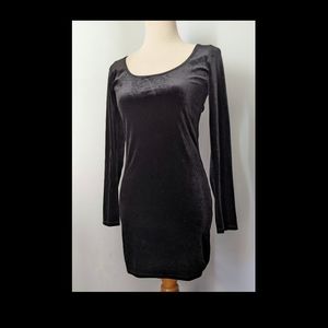 NWOT Wet Seal Velvet Little Black Dress